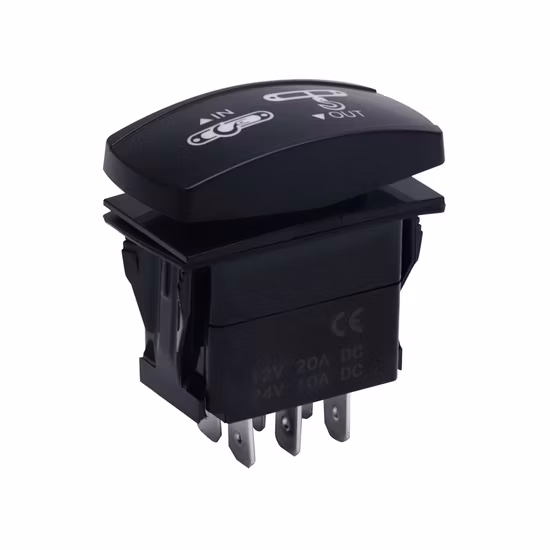 Simbolo personalizzato 12V 24V 7 Pin Momentaneo (ON)